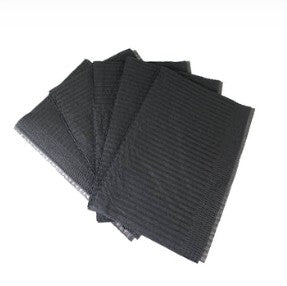 Black -Disposable Lint Free Table Mat - 125pcs