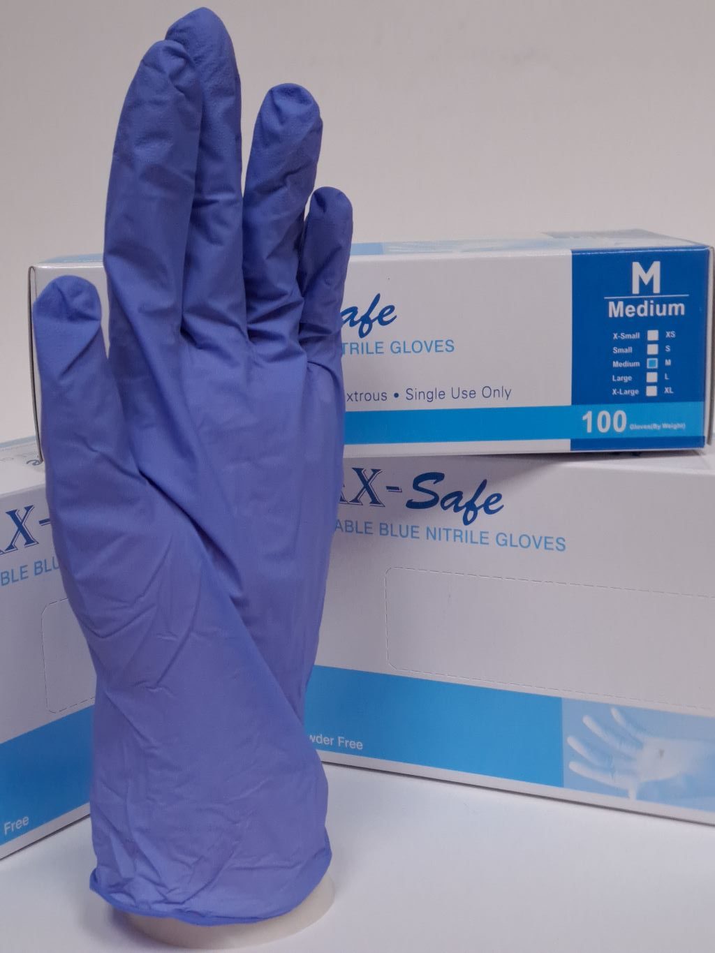 Nitrile Gloves Blue Medium 100’s