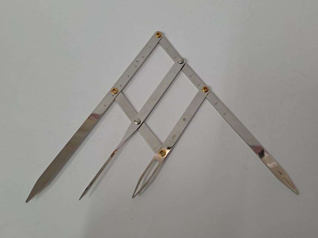 Brow Measure Tool Stainless Steel