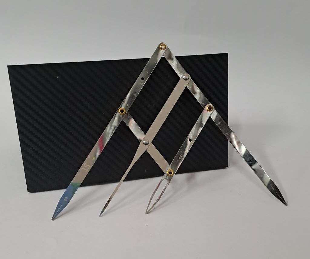 Brow Measure Tool Stainless Steel
