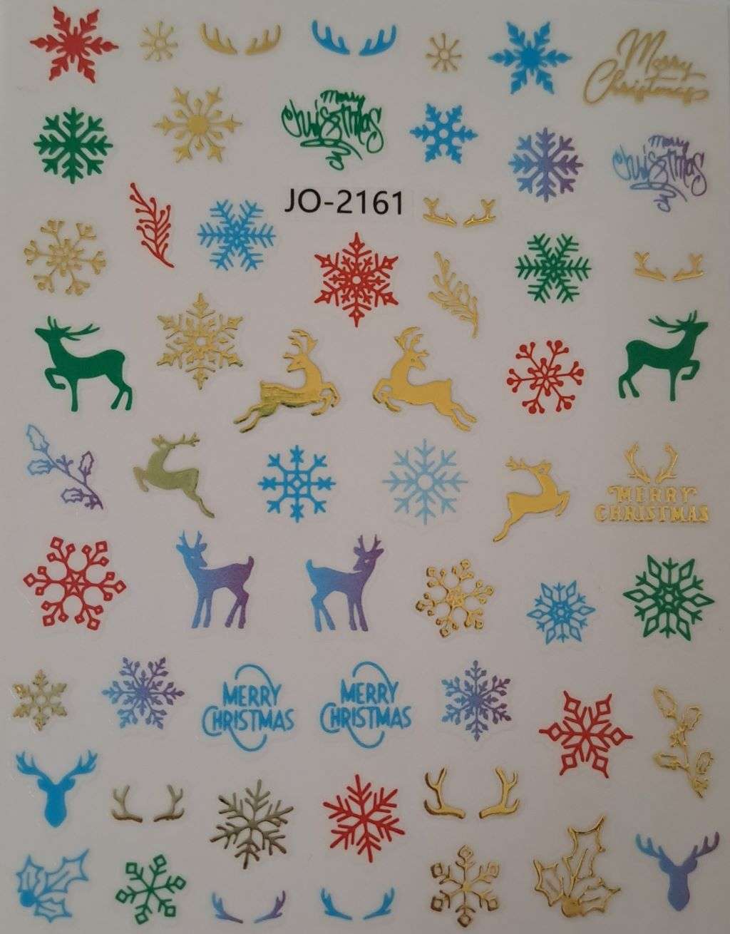 Christmas Nail Art Sticker JO-2161