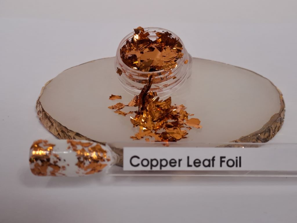 Nail Art Leaf Foil Copper