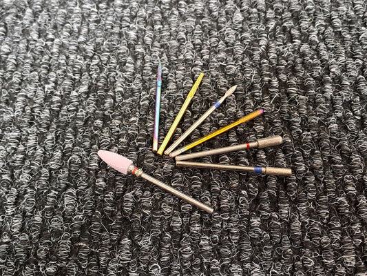 Drill Bits Pink Cone + Cuticle Bit Combo