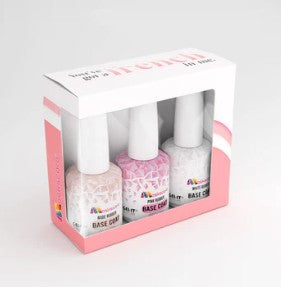 Flexi French Rubber Base Coat Kit -3 Pack