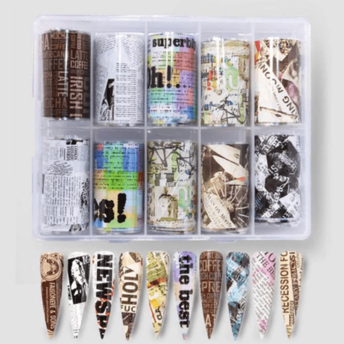 Newspaper print - Foil Case