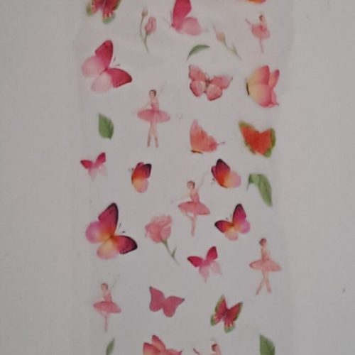 Foil Strip Dancing Ballerinas and Butterflies