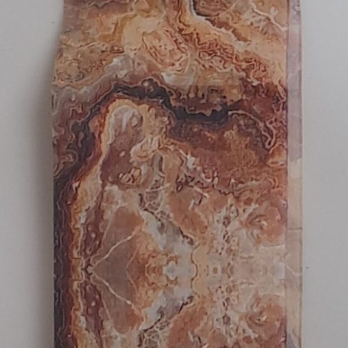 Foil Strip Lost In Marbling Rocks