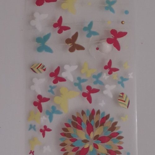 Foil Strip Summer Of Flowers and Butterflies