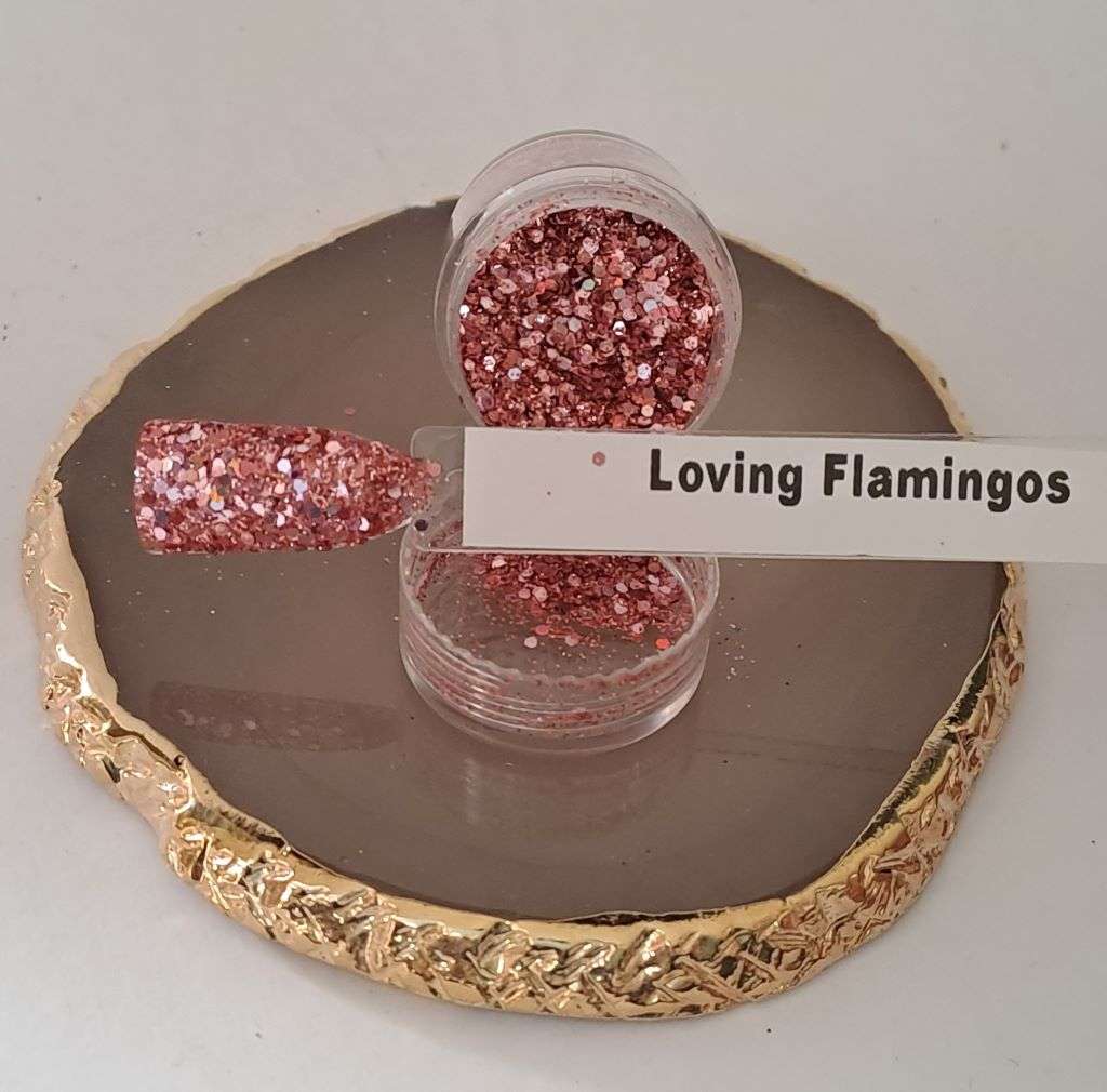 Glitter Loving Flamingos 2.0