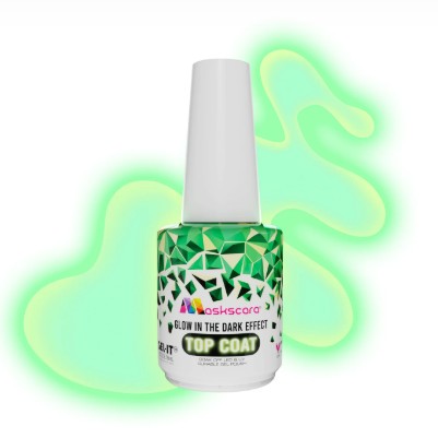 Glow in the Dark Non Wipe Top Coat - 15ml