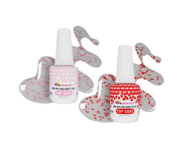 Hearts Top Coat -Non-Wipe
