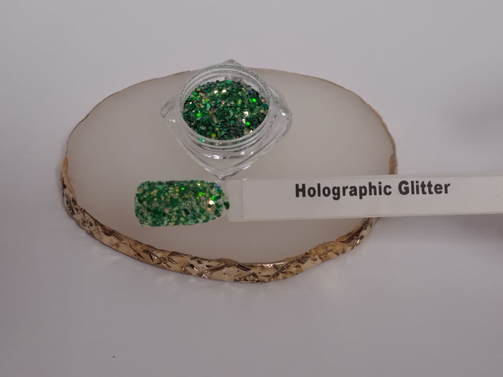 Holographic Glitter Dark Green