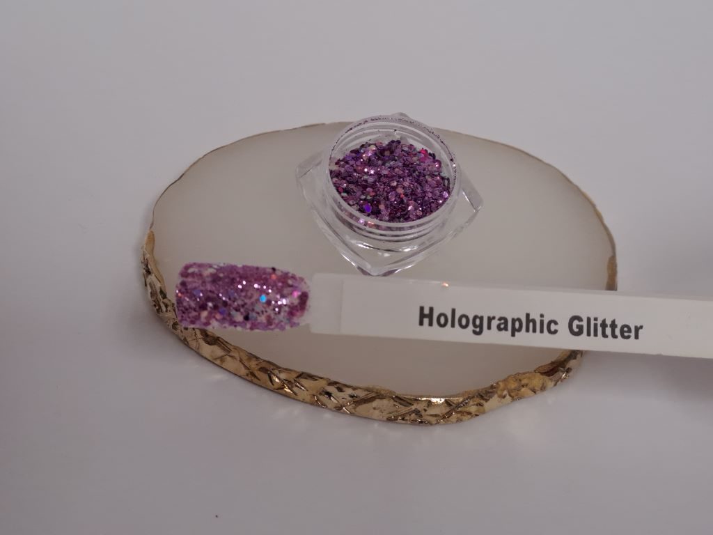 Holographic Glitter light Purple