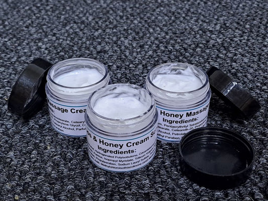 Massage Cream Honey & Rooibos 30g + Cream Scrub Honey & Rooibos 30g Combo