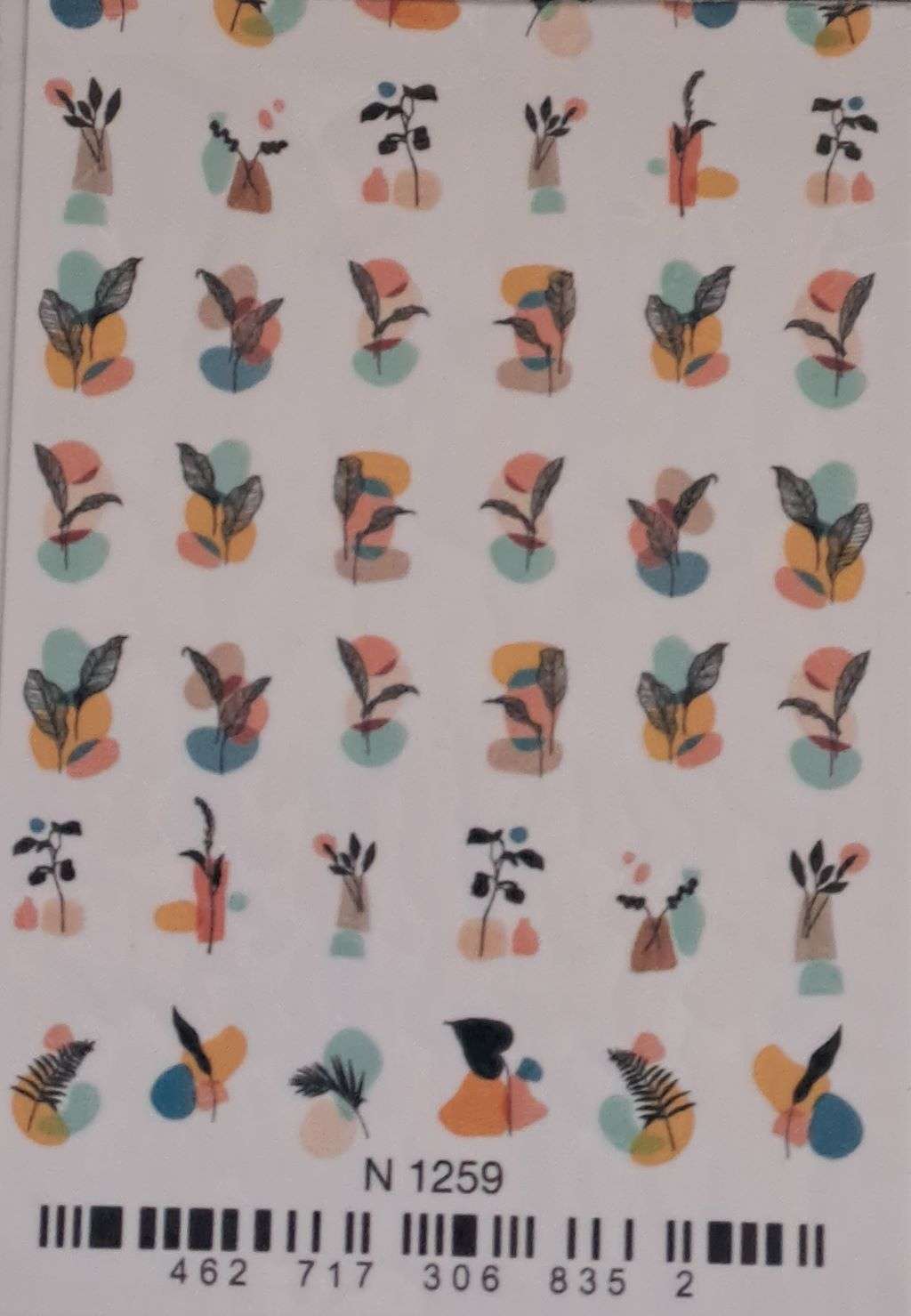 Waterart Transfer Modern Shapes N1259