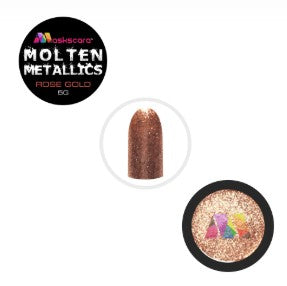 Rose Gold-Molten Metallic Gel