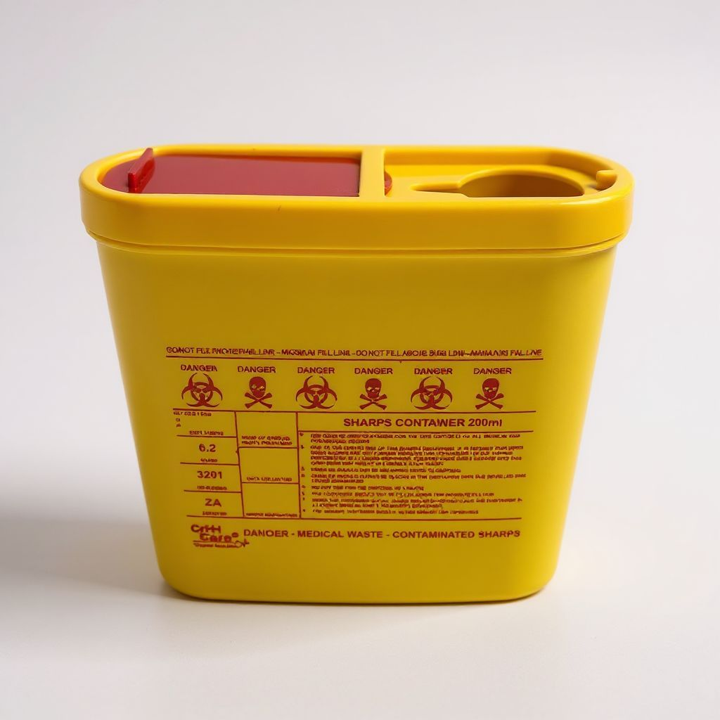 Sharp Remover Box Yellow 200ml