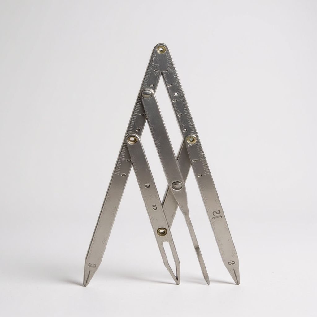 Brow Measure Tool Stainless Steel