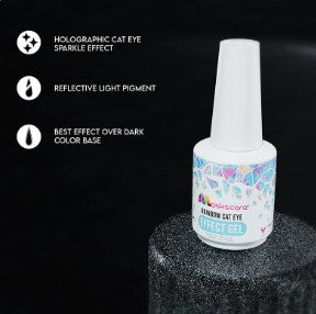Rainbow Cat Eye Effect Gel