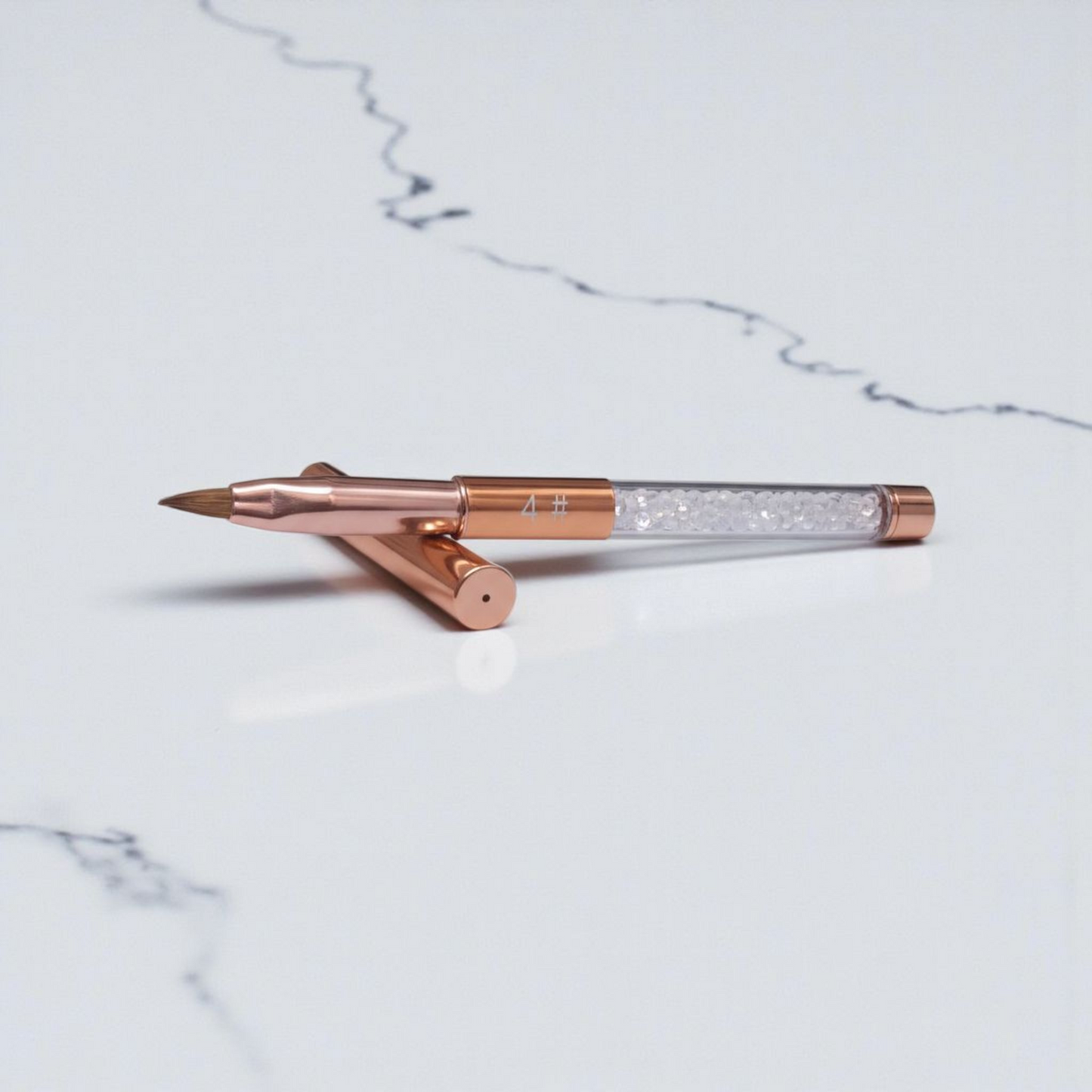 Rose Gold #4 Acrylic Brush