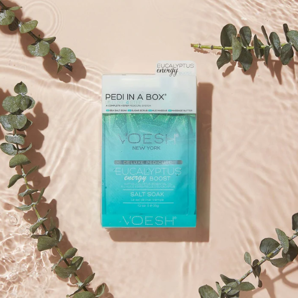 Pedi in a Box 4 Step Eucalyptus Energy Boost CLEARANCE SALE