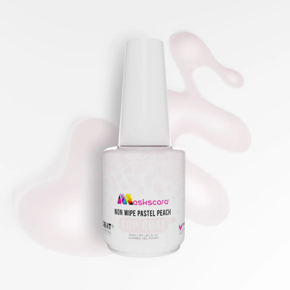 Non-Wipe Pastel Topcoat - Peach CLEARANCE SALE