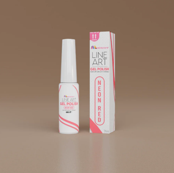 Line Art Gel 7ml - Neon Red