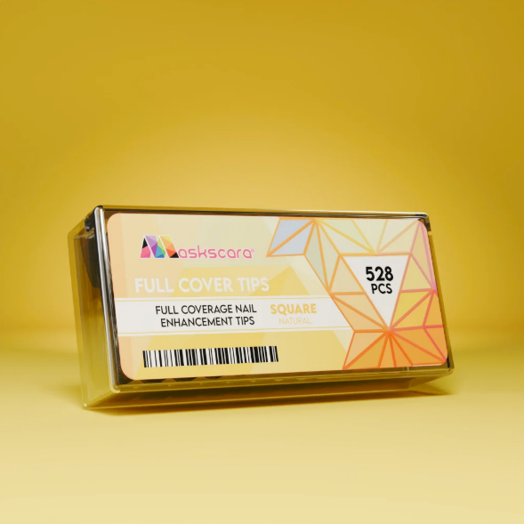 Full Cover Natural Square Medium Tips CLEARANCE SALE
