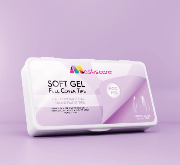 Soft Gel Tips - Full Cover (Coffin Small) CLEARANCE SALE