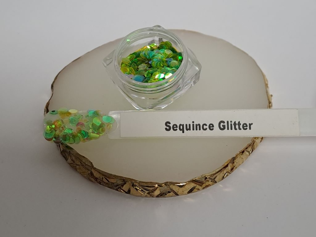 Sequince Glitter Light Green