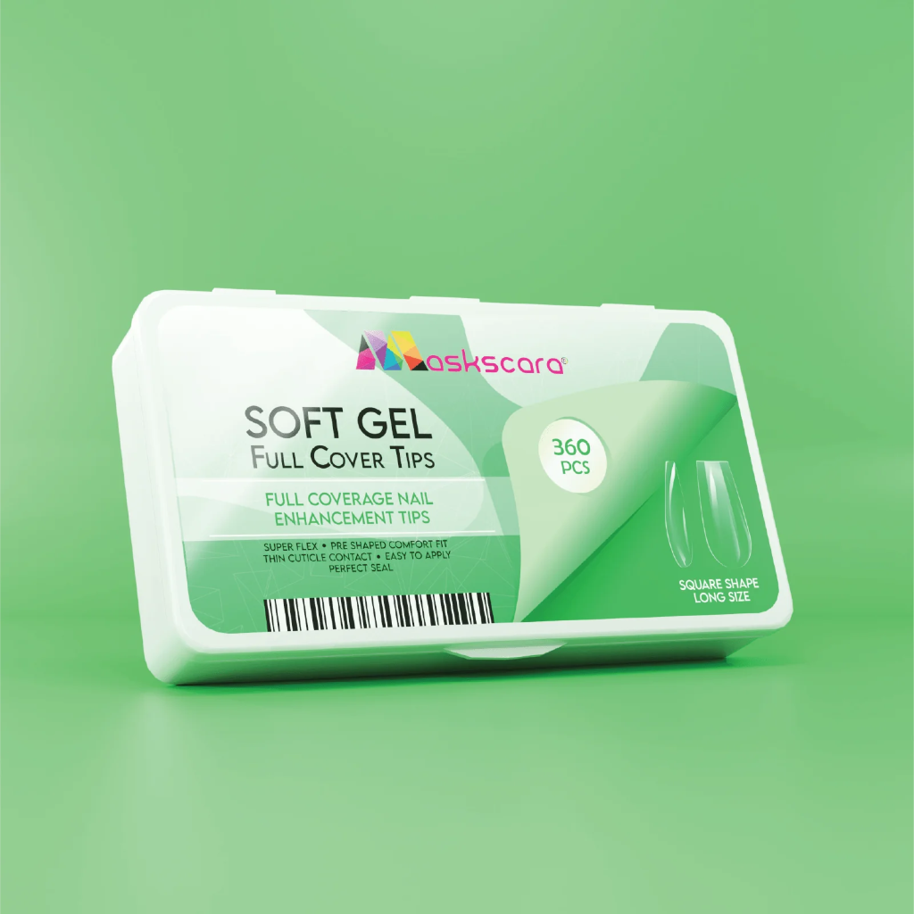 Square Long - Soft Gel Tips Full Cover