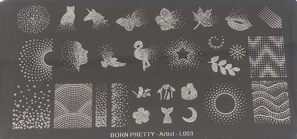 Stamping Plate Born Pretty – Artist L003