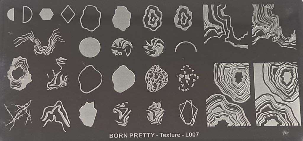 Stamping Plate Born Pretty – Texture L007