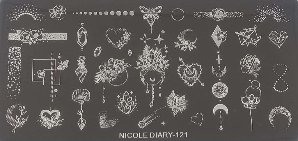 Stamping Plate Nicole Diary-121