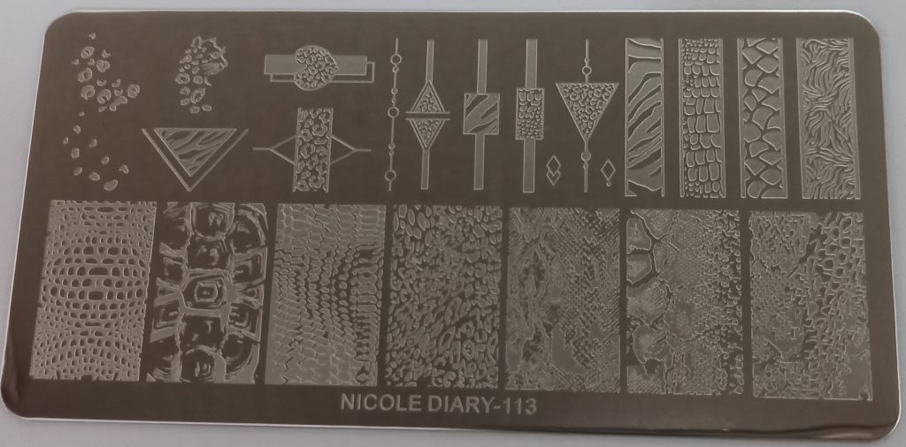Stamping Plate Nicole Diary113