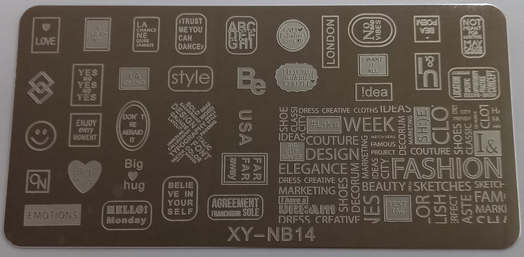 Stamping Plate XYNB14