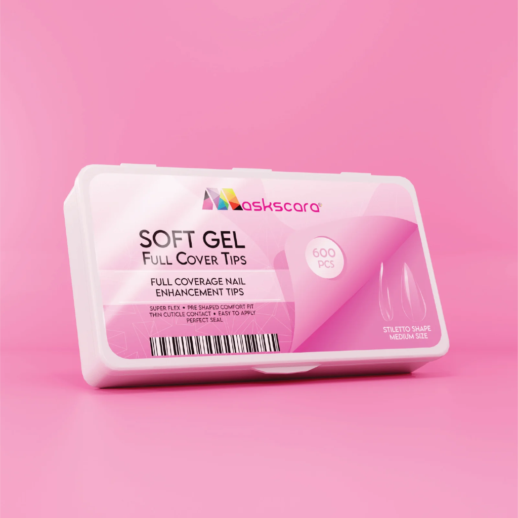 Stiletto Medium - Soft Gel Tips Full Cover