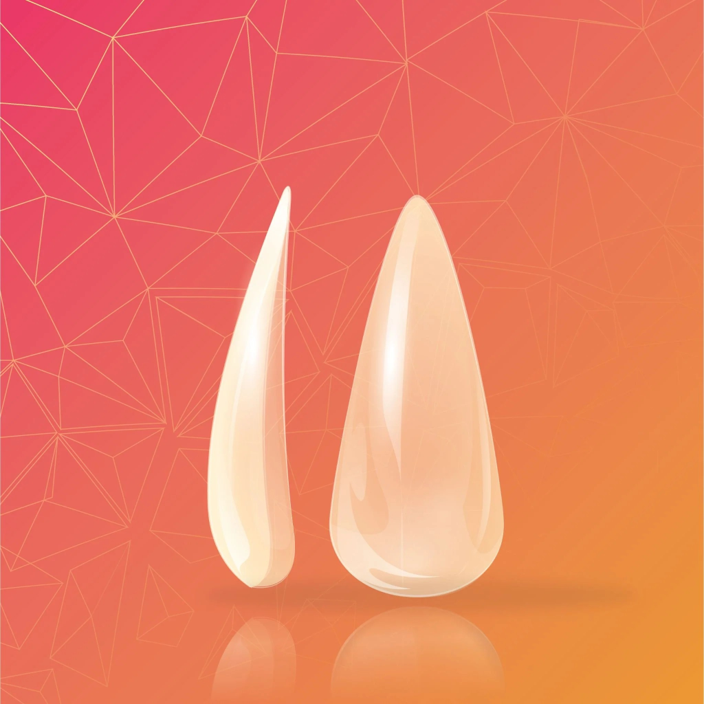 Stiletto Full Cover Tips 504’s- Natural