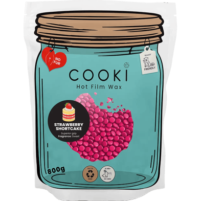 COOKI Wax Film Wax Strawberry Shortcake 800g
