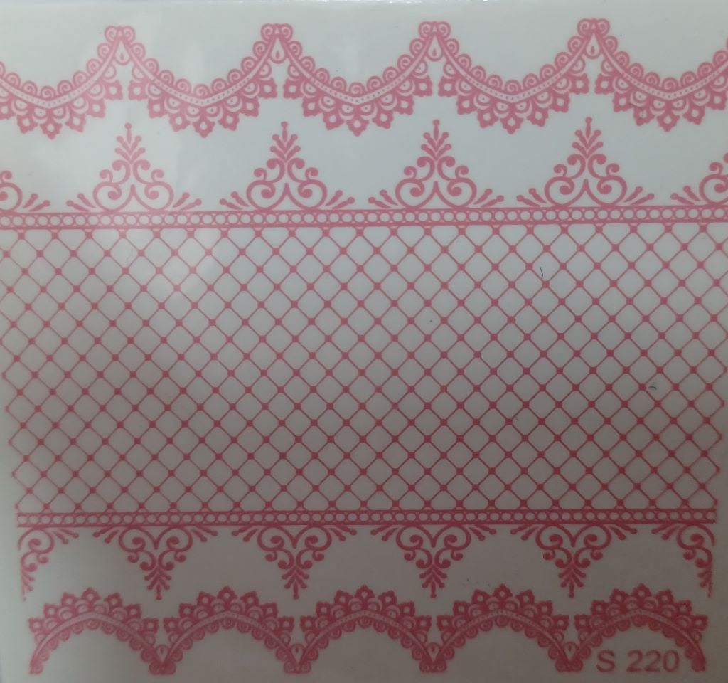 Waterart Transfer S220 pink