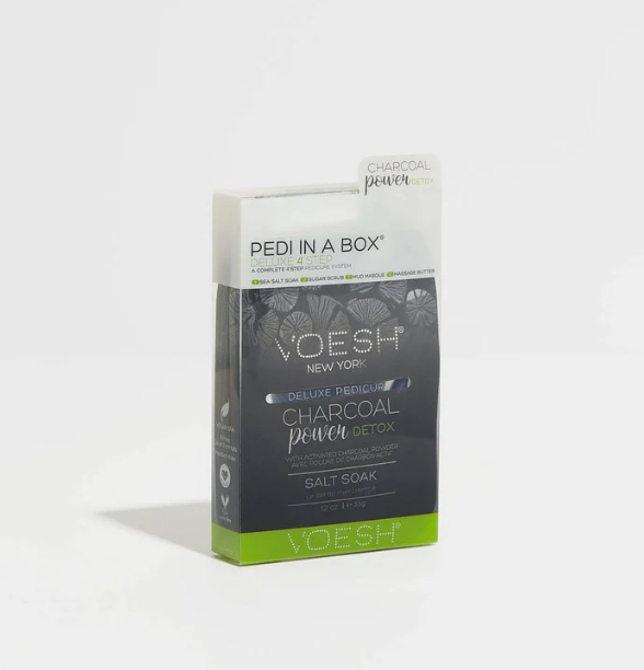 Charcoal Power Detox- Pedi in a Box 4 Step