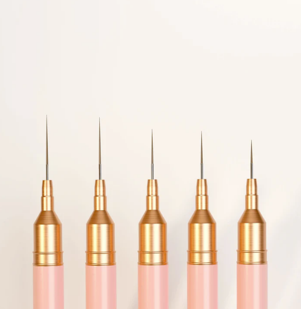 5 pcs Detail and Liner Maskscara brush set