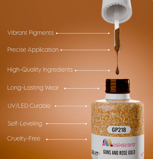 GP218 Guns & Rose Gold