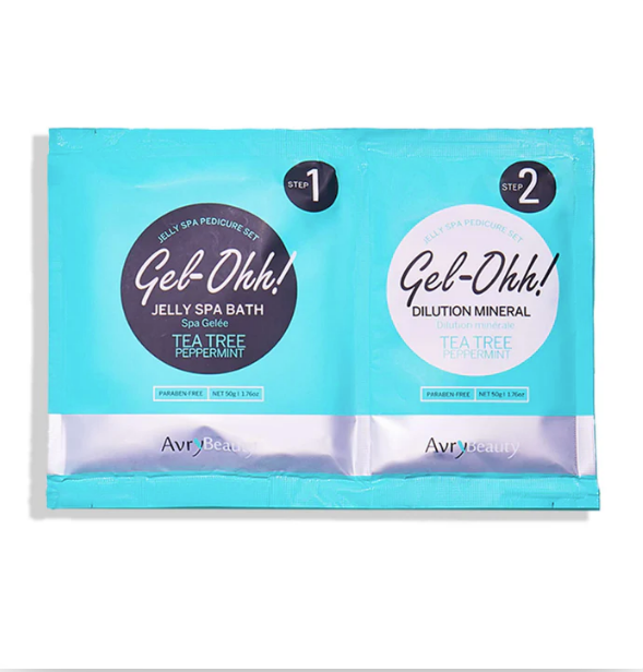Tea Tree & Peppermint -Avry Beauty Gel-Ohh Jelly Spa Pedi Bath