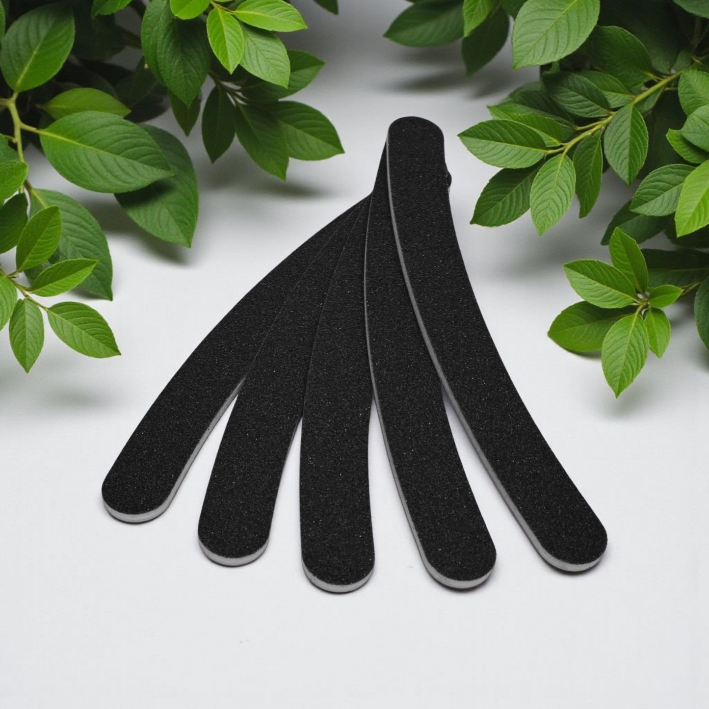 Banana Nail File Black 100/180 5 Units