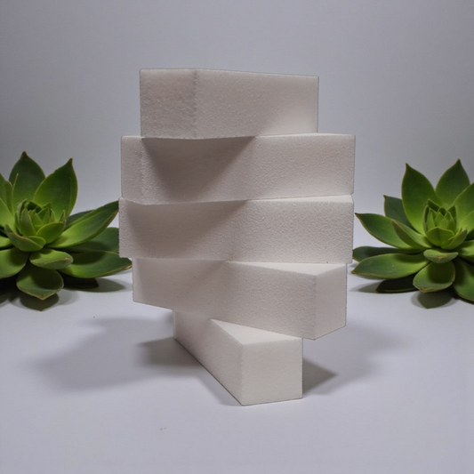 Sanding Block Buffer White 5 Units