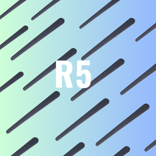 Teardrop Nail File Black SPECIAL