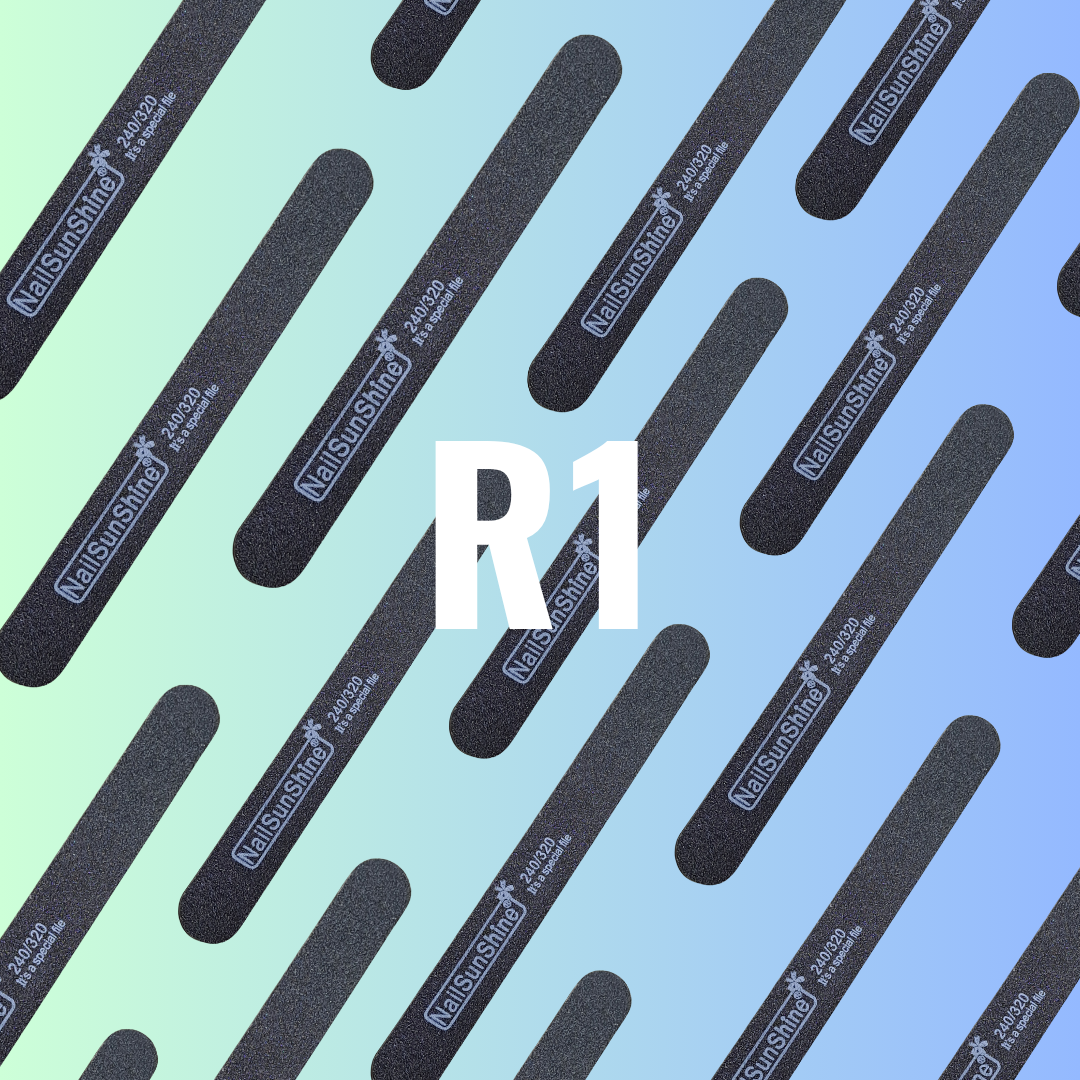 Thin Emery Nail File Black 3mm 240/320 SPECIAL