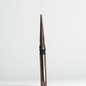Bronze-colored pen cap with black band on a white background