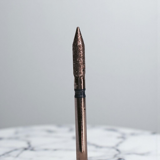 #88 Diamond M Pointed Cylinder Cuticle Bit